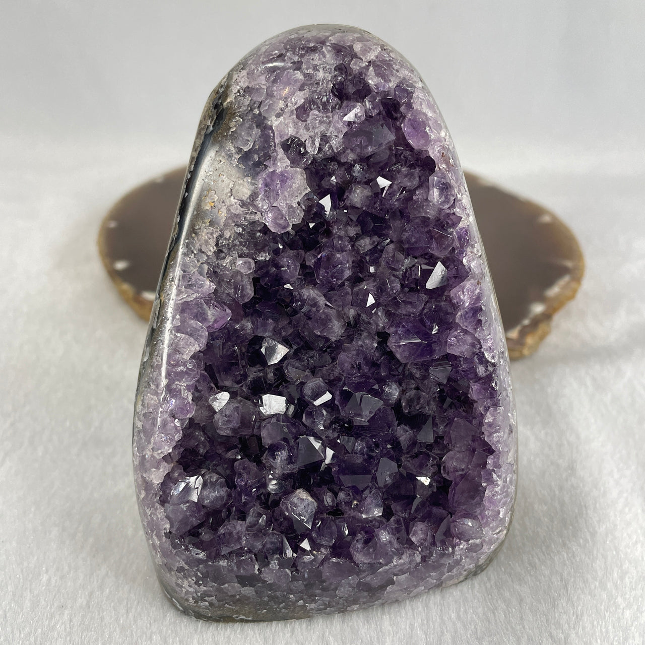 Natural Amethyst Rough Irregular Shaped  Display 619.9g 73.0 by 79.1 by 93.6mm - Huangs Jadeite and Jewelry Pte Ltd
