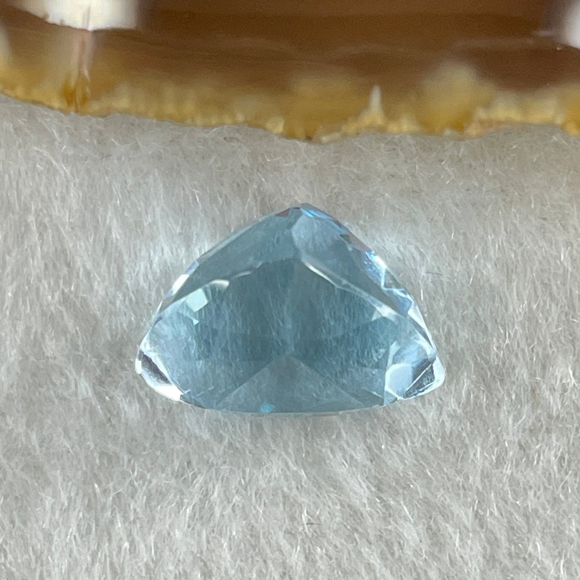 Natural Sky Blue Topaz Trillion Shape 9.26ct 12.9 by 11.2 by 8.9mm - Huangs Jadeite and Jewelry Pte Ltd
