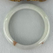 Type A Faint Green Lavender with Reddish Brown Patches Jadeite Bangle Internal Diameter 58.5mm 81.87g 16.6 by 8.9mm (Close to Perfect) - Huangs Jadeite and Jewelry Pte Ltd