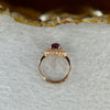 Natural Ruby in Sliver Ring (Adjustable Size) 2.72g 7.9 by 5.9 by 3.5mm - Huangs Jadeite and Jewelry Pte Ltd