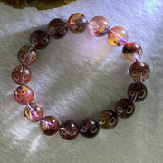 Very Good Grade Natural Auralite 23 Bracelet 天然激光23手链 42.67g 18cm 12.7mm 17 Beads - Huangs Jadeite and Jewelry Pte Ltd