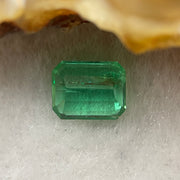 Natural Colombia Green Emerald (Beryl) Cut-Cornered Rectangular step cut 1.07ct 7.1 by 5.7 by 3.1mm - Huangs Jadeite and Jewelry Pte Ltd