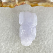 Type A Full Lavender Jadeite Pixiu Pendant Charm 5.87g 25.0 by 13.1 by 9.6mm - Huangs Jadeite and Jewelry Pte Ltd