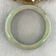 Natural Type A Light Green Jadeite Bangle 60.68g Inner Diameter 52.8mm 14.1 by 9.3mm (Very Very Slight Internal Lines) - Huangs Jadeite and Jewelry Pte Ltd