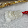 Type A Lavender Green with Red Spots Jadeite Baby Buddha 5.21g 27.9 by 18.0 by 5.4mm - Huangs Jadeite and Jewelry Pte Ltd