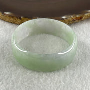 Type A Natural Green with Lavender Jadeite Bangle 34.40g Inner Diameter 49.8mm 17.9 by 4.2mm (Very Very Slight Internal Lines) - Huangs Jadeite and Jewelry Pte Ltd