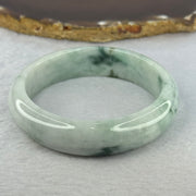 Type A 3 Greens Piao Hua Jadeite Bangle 64.25g Internal Diameter 57.5mm  15.4 by 8.3mm (Internal Lines) - Huangs Jadeite and Jewelry Pte Ltd