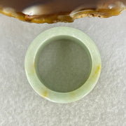 Type A Blueish Green with Brown Patches Jadeite Ring 19.83g 18.6 by 4.5mm US13.5/HK30.5 - Huangs Jadeite and Jewelry Pte Ltd