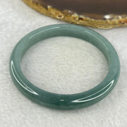 Type A Blueish Green Jadeite Bangle Inner Diameter 54.7mm 32.15g 9.1 by 6.8 (Perfect) - Huangs Jadeite and Jewelry Pte Ltd