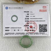 Type A Natural Green Jadeite Ring 3.39g 5.9 by 3.3mm US 7 HK 15.3 (Close to Perfect) - Huangs Jadeite and Jewelry Pte Ltd