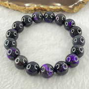 Very Good Grade Natural Sugilite Bracelet 天然苏纪石手链 46.52g 17cm 11.9mm 17 Beads - Huangs Jadeite and Jewelry Pte Ltd