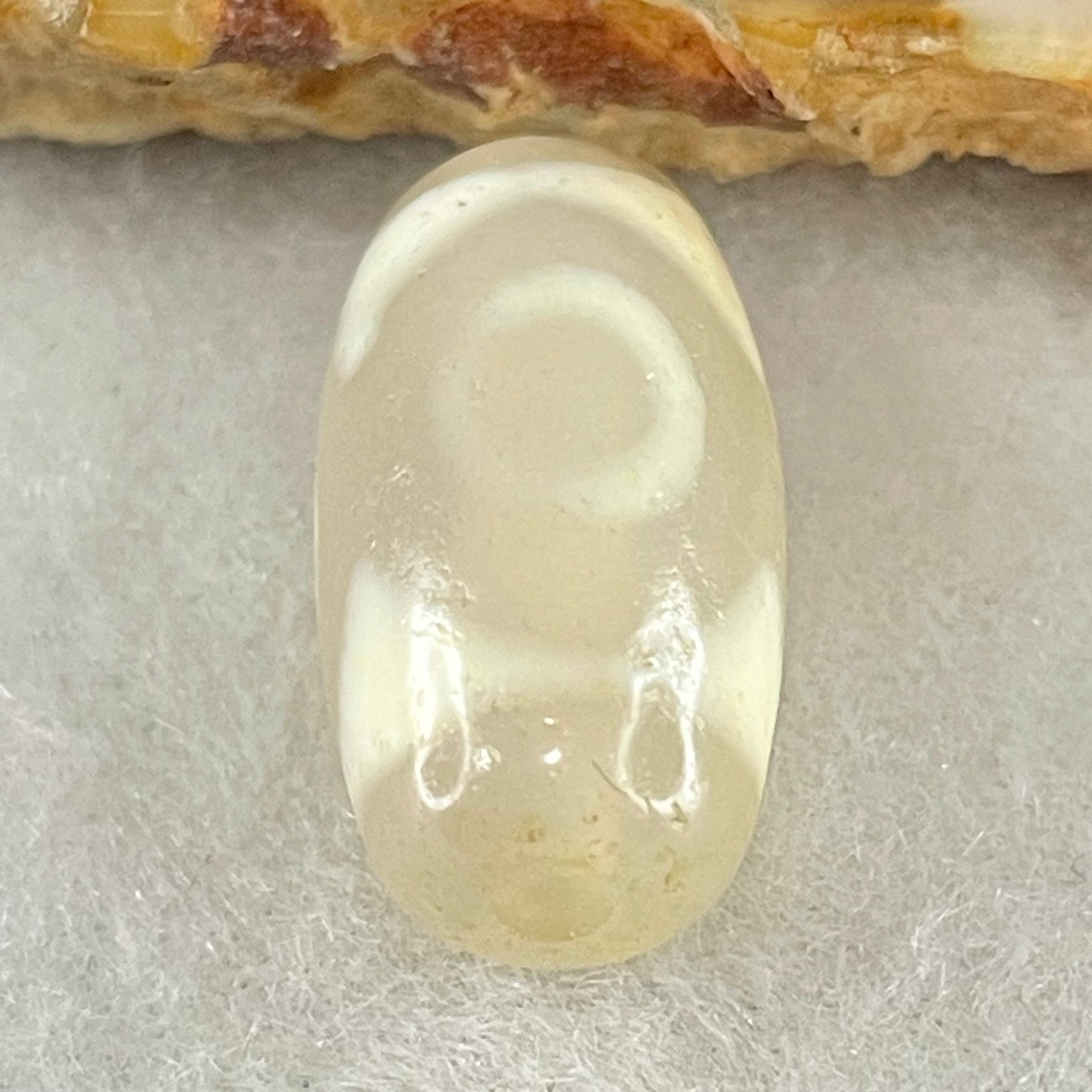 Natural Powerful Tibetan Old Oily Agate 3 Eyes Dzi Bead Heavenly Master (Tian Zhu) 三眼天诛 2.92g 19.3 by 10.2mm - Huangs Jadeite and Jewelry Pte Ltd