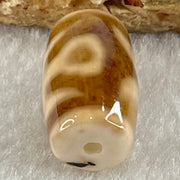 Natural Powerful Tibetan Old Oily Agate Patina Guiren Tairen Human Dzi Bead Totem Amulet Heavenly Master (Tian Zhu) 贵人天诛 4.84g 20.6 by 11.7mm - Huangs Jadeite and Jewelry Pte Ltd