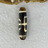 Natural Powerful Tibetan Old Oily Agate Patina Guiren Tairen Human Dzi Bead Totem Amulet Heavenly Master (Tian Zhu) 贵人天诛 9.77g 47.1 by 11.9mm - Huangs Jadeite and Jewelry Pte Ltd