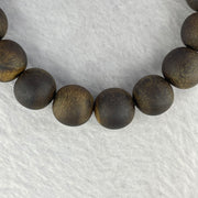 Rare Very Very High End Very Old Wild Vietnam Qi Nan Sinking Type Agarwood Beads Bracelet 罕见非常高端非常古老野生越南奇南沉沉型沉香珠手链 19.19g 19cm 12.8mm 17 Beads - Huangs Jadeite and Jewelry Pte Ltd