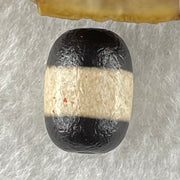 Natural Powerful Tibetan Old Oily Agate 1 Lines Dzi Bead Heavenly Master (Tian Zhu) 2.12g 13.9 by 10.0mm - Huangs Jadeite and Jewelry Pte Ltd
