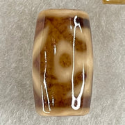 Natural Powerful Tibetan Old Oily Agate Patina Guiren Tairen Human Dzi Bead Totem Amulet Heavenly Master (Tian Zhu) 贵人天诛 4.70g 19.9 by 11.4mm - Huangs Jadeite and Jewelry Pte Ltd
