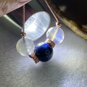 Natural-Labradorite-with-Blue-Tiger-Eyes-Quartz-Beads-Necklace-6.92g-42cm-10.4mm-1-Bead-9.7mm-2-Beads-Huangs-Jadeite-and-Jewelry-Pte-Ltd