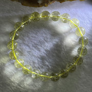 Natural Libyan Moldavite Meteorite Crystal Beads Bracelet 天然利比亚陨石手链 21.73g 17.5cm 9.9mm 21 Beads - Huangs Jadeite and Jewelry Pte Ltd