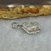 Natural Madagascar Blue Moonstone in S925 Silver Pendant 1.76g 11.2 by 9.5 by 3.5mm - Huangs Jadeite and Jewelry Pte Ltd