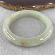 Natural Type Light Green Jadeite Bangle 58.51g Inner Diameter 55.6mm 11.8 by 9.4mm (Internal Line) - Huangs Jadeite and Jewelry Pte Ltd