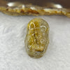 Good Grade Natural Golden Shun Fa Rutilated Quartz Pixiu Charm for Bracelet 天然金顺发水晶貔貅 7.96g 24.4 by 15.9 by 12.2mm - Huangs Jadeite and Jewelry Pte Ltd