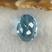Natural Sky Blue Topaz Oval Shape 9.55ct 13.8 by 10.6 by 8.0mm - Huangs Jadeite and Jewelry Pte Ltd