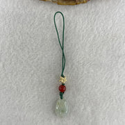 Natural Type A Light Green Jadeite Flower Charm 2.72g 18.2 by 10.8 by 5.1mm - Huangs Jadeite and Jewelry Pte Ltd