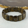 Rare Natural Bronzite Bracelet 51.83g 16.5 15.9 by 12.2 by 6.6mm 16 pcs - Huangs Jadeite and Jewelry Pte Ltd