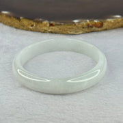 Type A Light Lavender Green to White Jadeite Bangle 25.04g Internal Diameter 49.9mm 10.4 by 5.4mm (Very Slight Internal Line) - Huangs Jadeite and Jewelry Pte Ltd