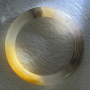Transparent Purple White Yellow Quartzite Jade Bangle 天山玉手镯 56.3mm 39.75g 9.6 by 9.6mm - Huangs Jadeite and Jewelry Pte Ltd