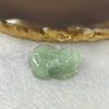 Type A Jelly Light Green Jadeite Pixiu Pendent A货浅绿色翡翠貔貅牌 9.08g 24.0 by 16.8 by 12.2 mm - Huangs Jadeite and Jewelry Pte Ltd