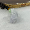 Type A Lavender Jadeite Pixiu Pendent 15.82g 32.2 by 14.8 by 15.1mm - Huangs Jadeite and Jewelry Pte Ltd