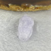 Type A Jelly Light Lavender Jadeite Pixiu Pendent A货浅紫色翡翠貔貅牌 7.81g by 23.3 by 13.8 by 11.7 mm - Huangs Jadeite and Jewelry Pte Ltd