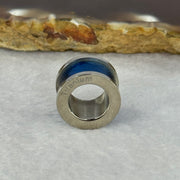 14.0mm Meteorite in Titanium Pendent / Charm (Blue Color) 3.26g 9.0 by 14.4mm - Huangs Jadeite and Jewelry Pte Ltd