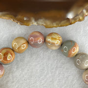 Certified Natural Alashan Agate Pink Beads Bracelet 30.49g 16.5cm 11.1mm 19Beads - Huangs Jadeite and Jewelry Pte Ltd