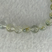 Natural Blue Rabbit Hair Rutilated Quartz Beads Bracelet 22.20g 18cm 8.8mm 26 Beads - Huangs Jadeite and Jewelry Pte Ltd