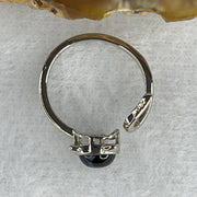 Very Good Grade Natural Blue Pietersite in S925 Sliver 1.59g 6.2 by 3.2mm US 4.5 HK 9.5 - Huangs Jadeite and Jewelry Pte Ltd