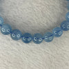 Natural Aquamarine Bracelet 天然海蓝宝石手链 23.88g 16.5cm 9.8mm 21. Beads - Huangs Jadeite and Jewelry Pte Ltd