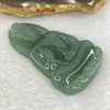Type A Blueish Green Jadeite Guan Yin 38.95g 62.4 by 38.4 by 9.0mm - Huangs Jadeite and Jewelry Pte Ltd
