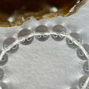 Natural Clear Quartz Beads Bracelet 天然白水晶手链 46.09g 17.5cm 12.9mm 16 Beads - Huangs Jadeite and Jewelry Pte Ltd