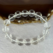 Natural Clear Quartz Beads Bracelet 天然白水晶手链 46.09g 17.5cm 12.9mm 16 Beads - Huangs Jadeite and Jewelry Pte Ltd