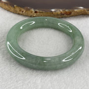 Certified Type A Full Green Jadeite Bangle Internal Diameter 50.2mm 57.85g 11.0 by 10.8mm (Very Slight External Lines) - Huangs Jadeite and Jewelry Pte Ltd