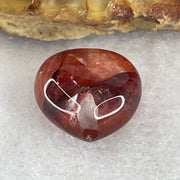 Natural Ferruginous Quartz Heart Shape Charm 1.53g 11.4 by 12.9 by 7.3mm - Huangs Jadeite and Jewelry Pte Ltd