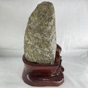 Natural Amethyst Cave with Wooden Stand 3,899.5g 142.8 by 151.0 by 245.0mm - Huangs Jadeite and Jewelry Pte Ltd