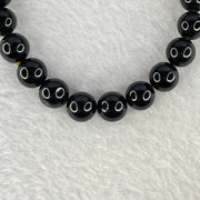 Natural Black Gold King Amber Beads Bracelet 天然黑金翁王琥珀手链 7.54g 16cm 8.5mm 23 Beads - Huangs Jadeite and Jewelry Pte Ltd