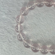 Natural Rose Quartz Beads Bracelet 天然玫瑰石英珠手链 40.12g 11.9mm 18 Beads - Huangs Jadeite and Jewelry Pte Ltd