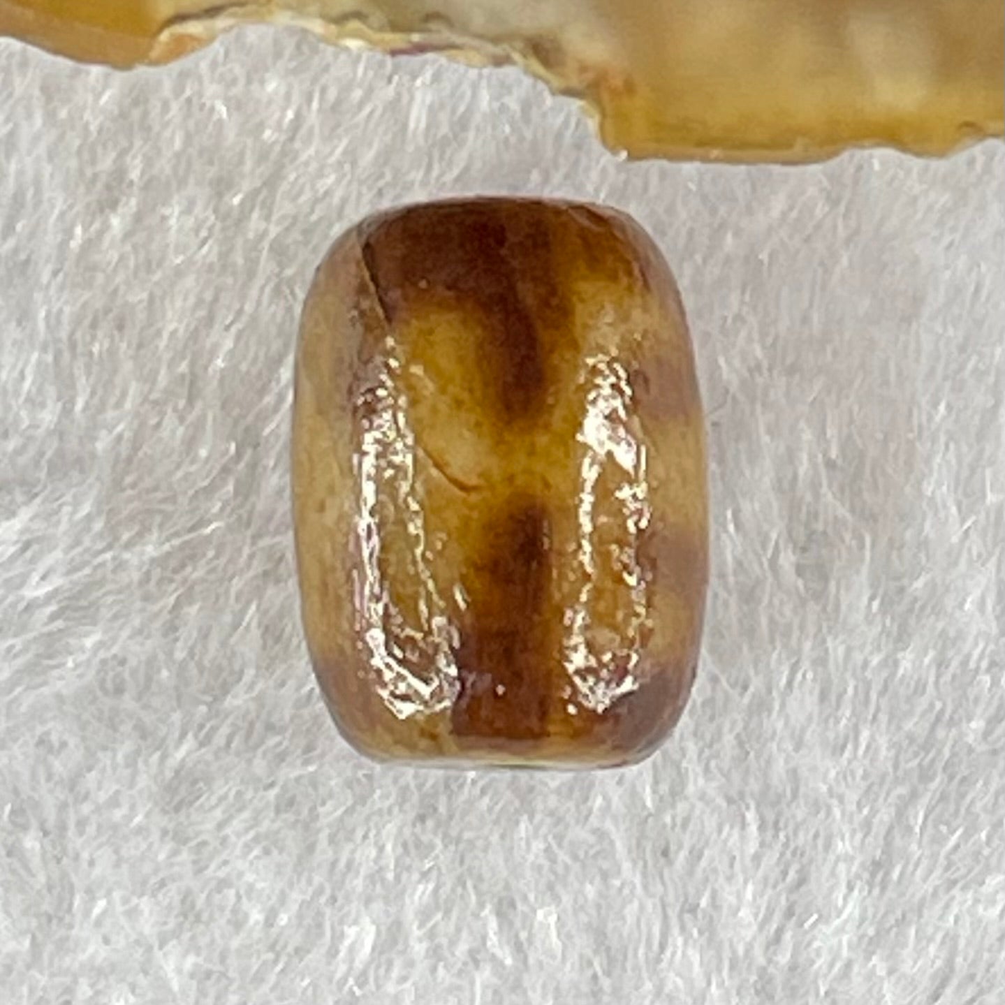 Natural Powerful Tibetan Old Oily Agate Patina Guiren Tairen Human Dzi Bead Totem Amulet Heavenly Master (Tian Zhu) 贵人天诛 1.50g 11.9 by 8.8mm - Huangs Jadeite and Jewelry Pte Ltd