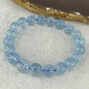 Natural Aquamarine Bracelet 天然海蓝宝石手链 30.22g 17.5cm 10.8mm 20 Beads - Huangs Jadeite and Jewelry Pte Ltd