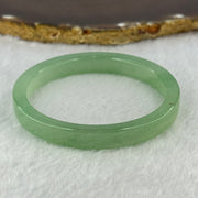 Green Quartzite Jade Bangle 天山玉手镯 28.09g Internal Diameter 58.3mm 9.8 by 6.9mm - Huangs Jadeite and Jewelry Pte Ltd